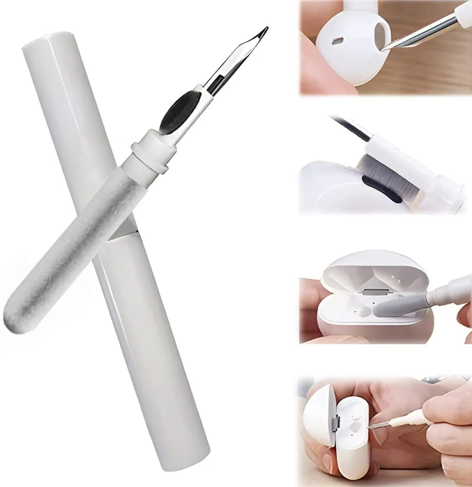 Cleaning Pen for Airpods Earpods Headphone Earbud & Phone Multifunction Cleaner Kit Soft Brush for Bluetooth Earphones case Cleaning Tool