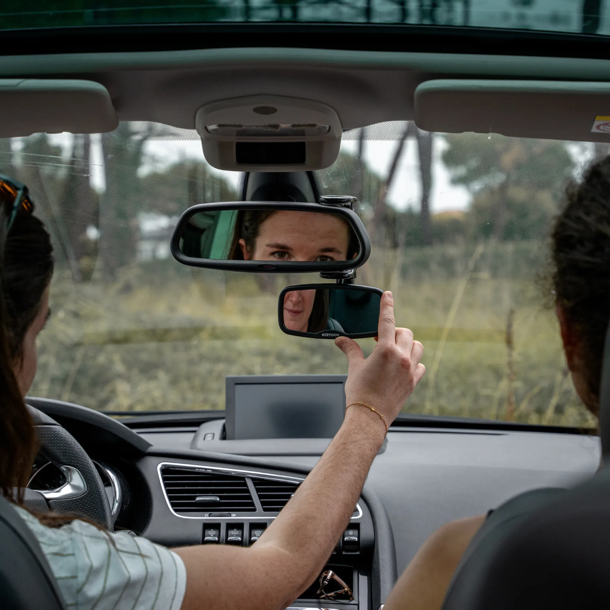 Clip-On Rear View Mirror