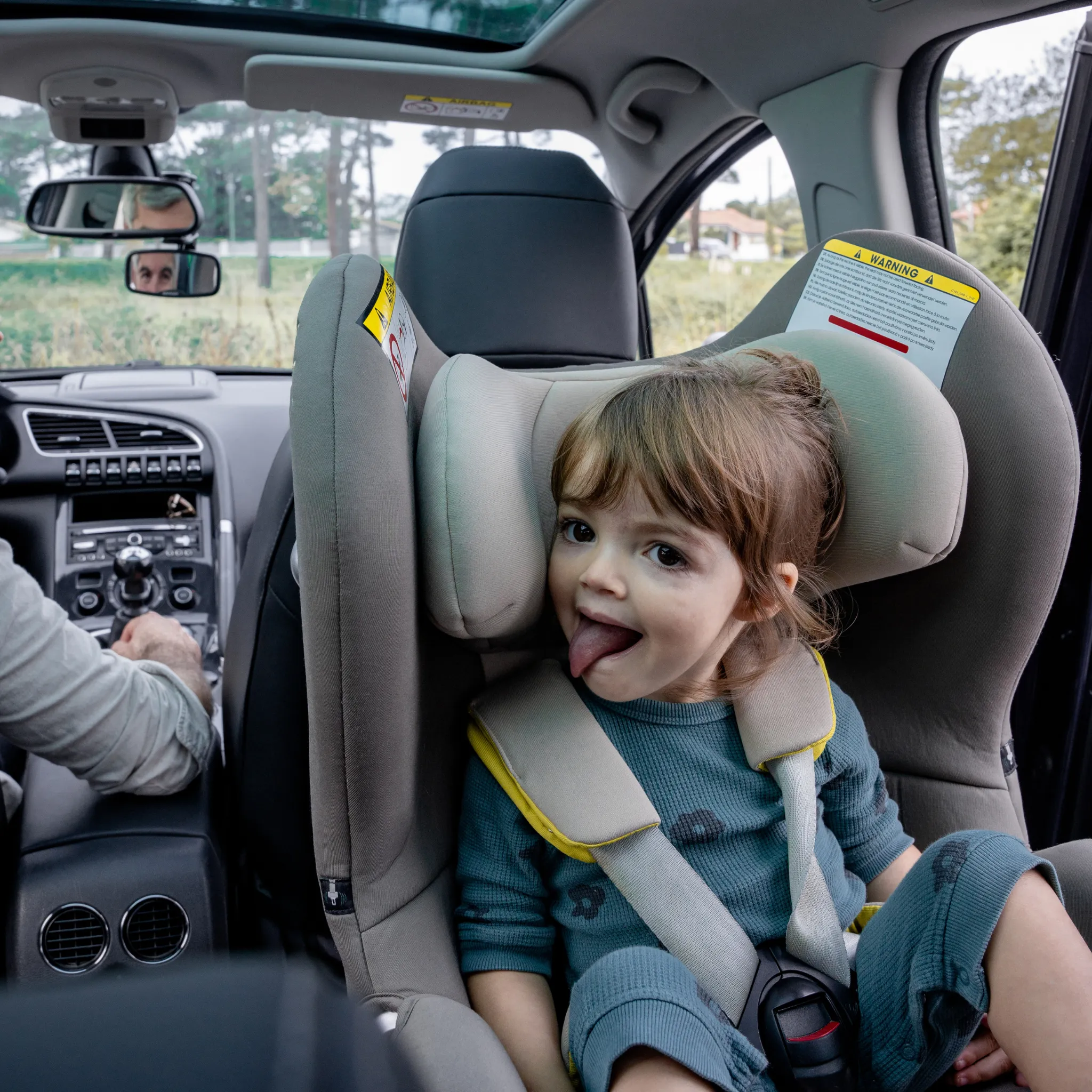 Clip-On Rear View Mirror