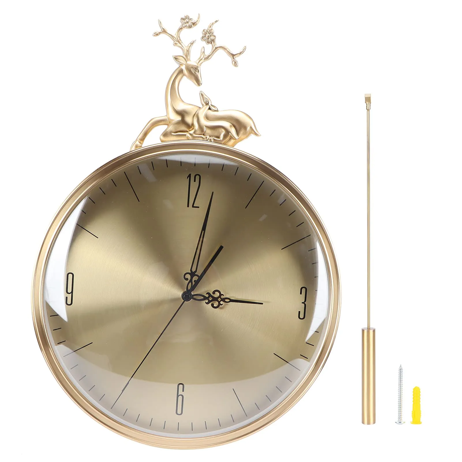 Clock, Pendulum Clock Hanging Household Decorative for Living Room