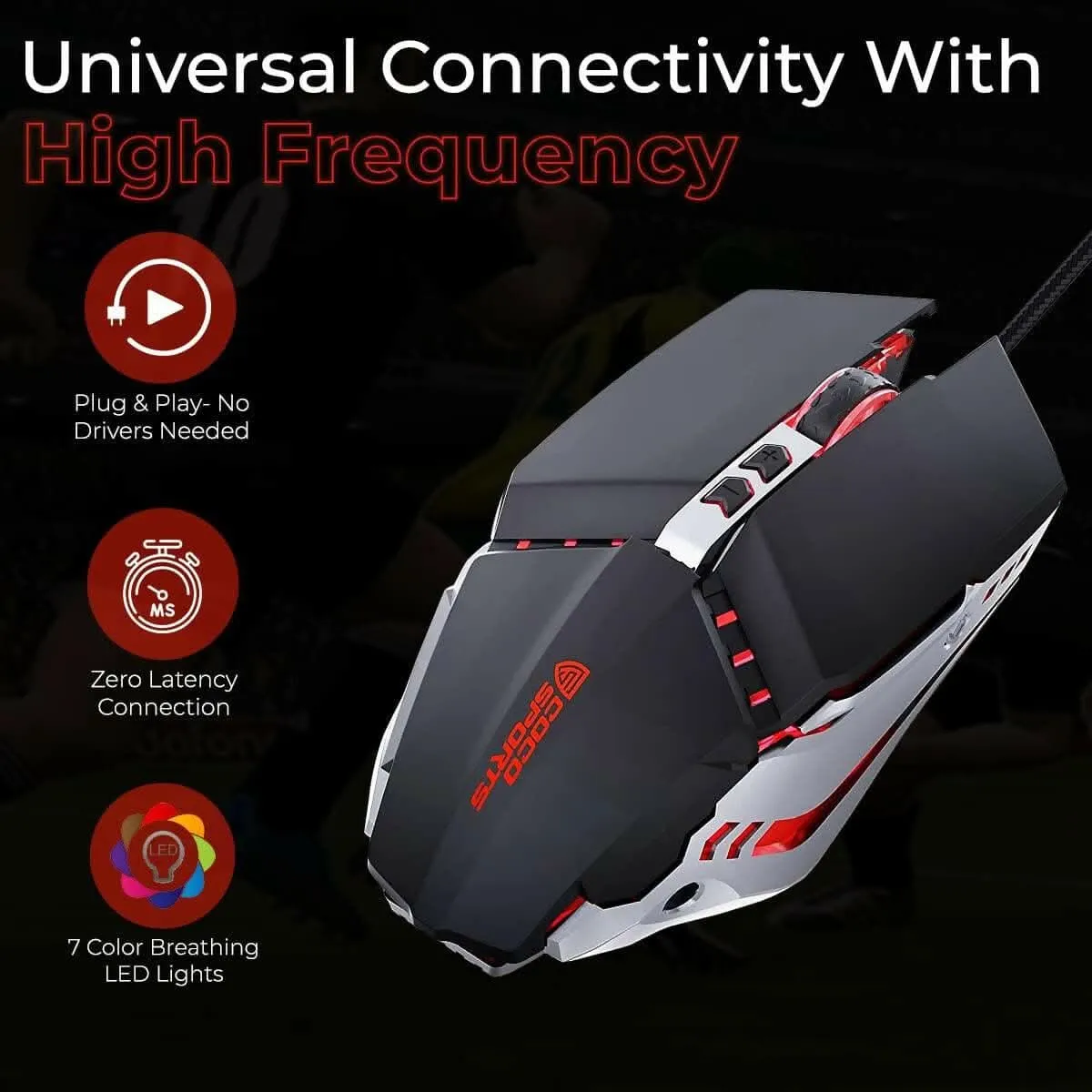 Cocount GM1 Comet Wired Gaming Mouse