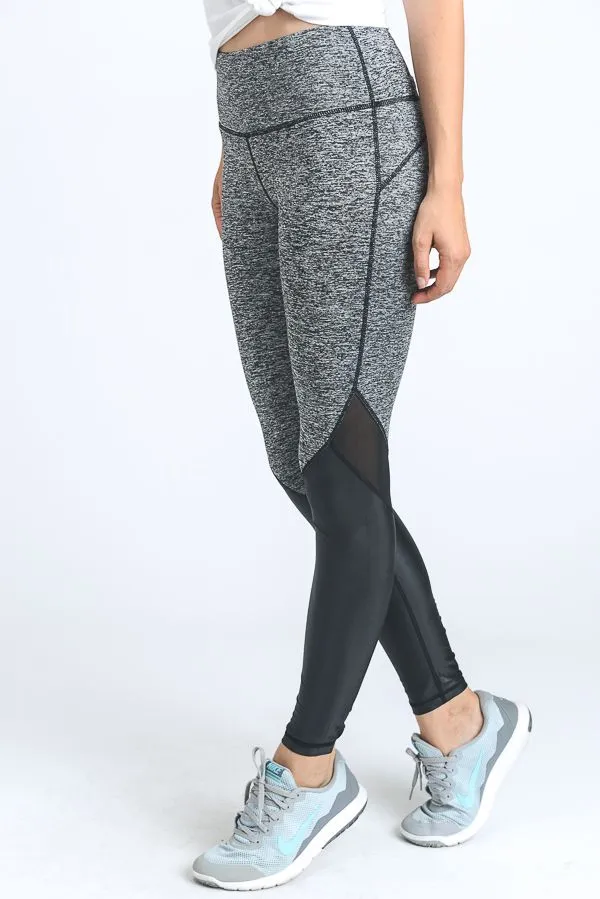 Color-Block Leggings - LARGE