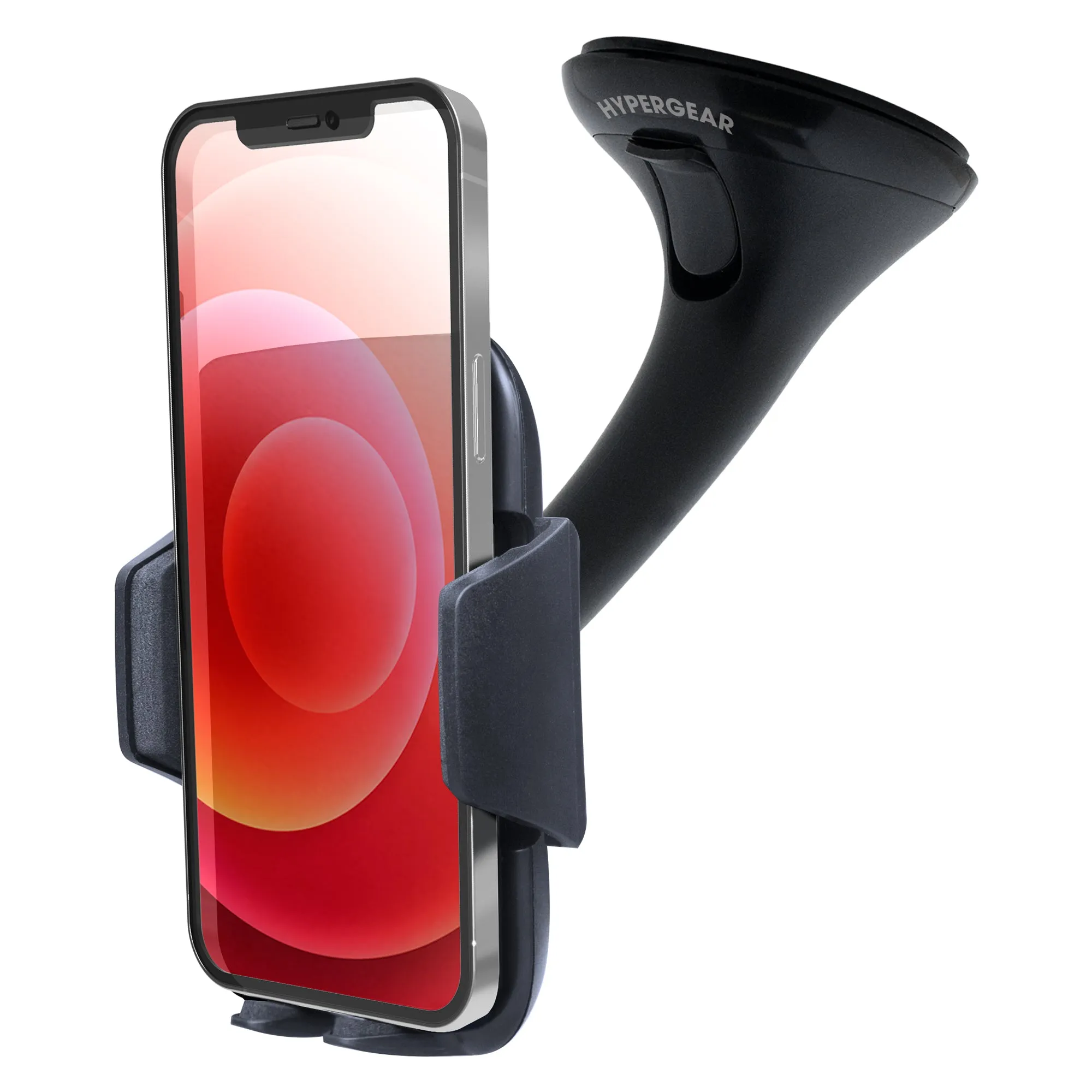 Compact Windshield Phone Mount Black