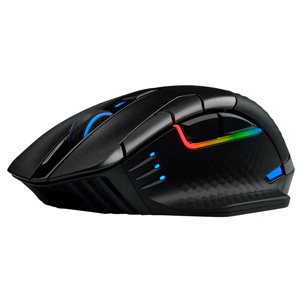 CORSAIR Dark Core Pro SE iCUE RGB Optical Wired Wireless Gaming Mouse with 18000 DPI, 8 Programmable Buttons, 2000Hz Hyper-Polling Rate for PC and Laptop | CH-9315511-A