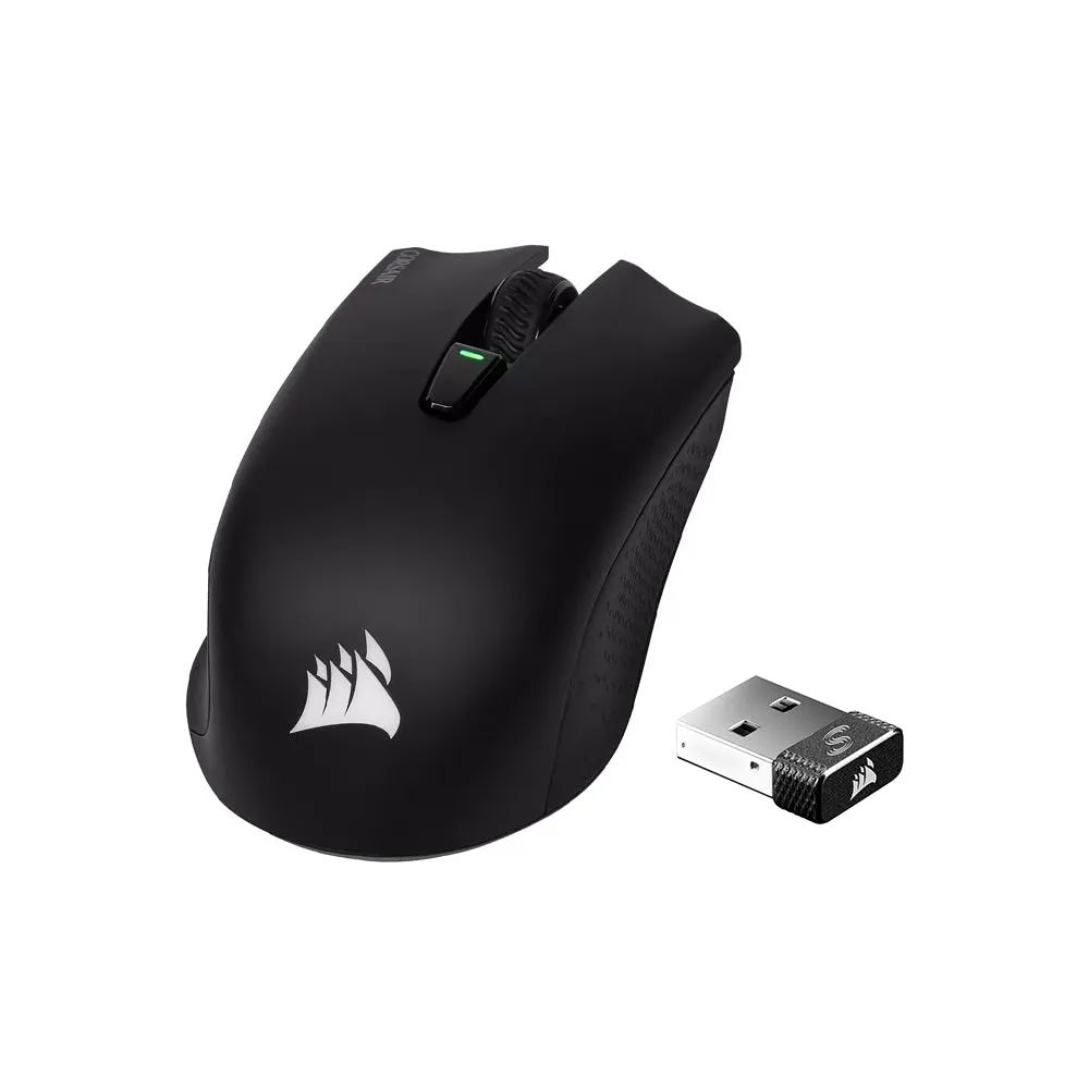 CORSAIR Harpoon iCUE RGB Optical Wireless Gaming Mouse with 10000 DPI, 6 Programmable Buttons, 10000Hz Hyper Polling Rate and Slipstream Wireless Technology | CH-9311011-AP