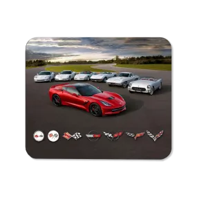 Corvette Generations C1-C7 Mouse Pad