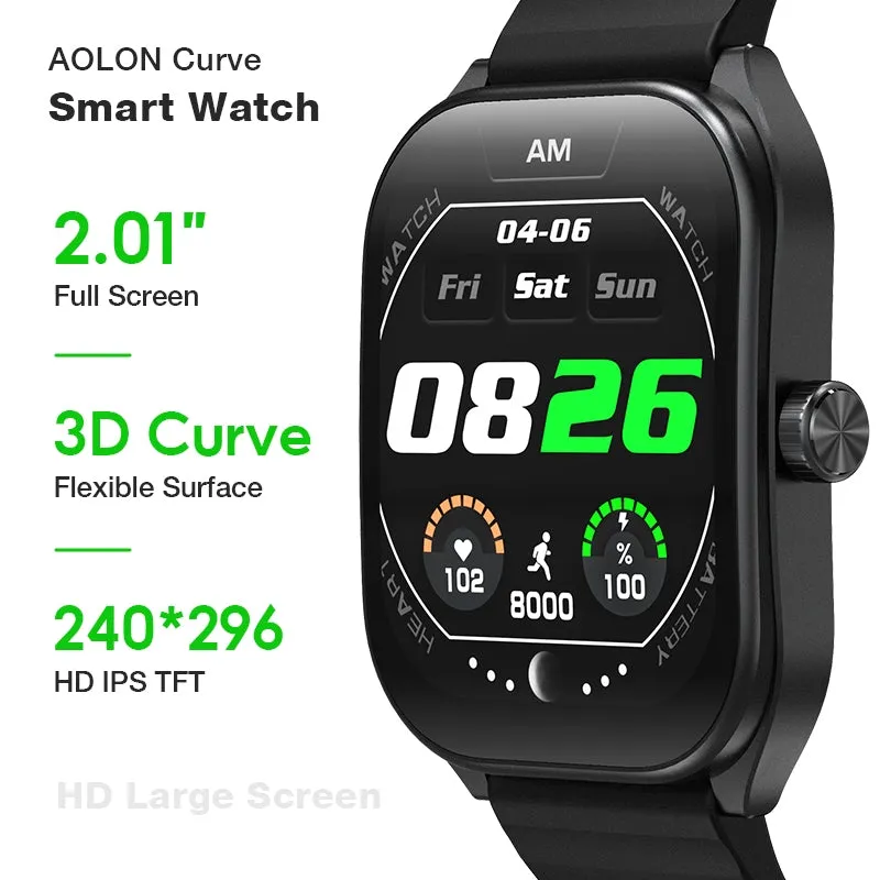 Curve Smart Watch IP68 Waterproof Original Smartwatch Bluetooth Call Health Monitoring