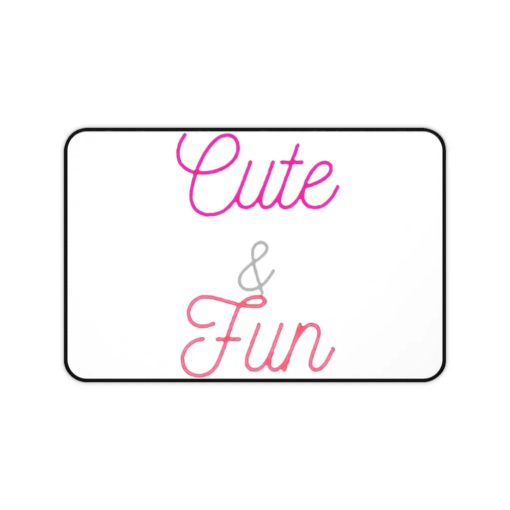 Cute and Fun Desk Mat