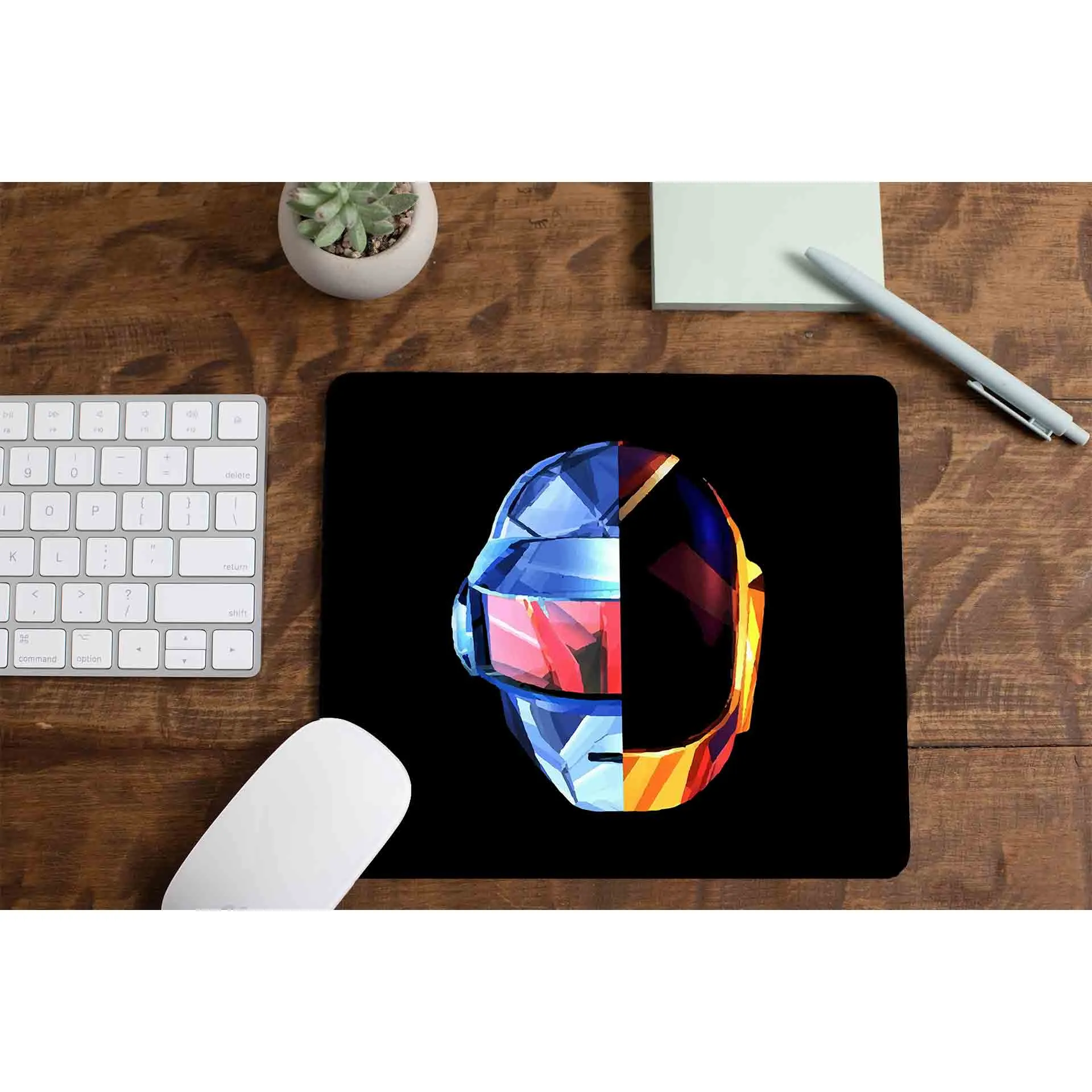 Daft Punk Mousepad - The Punk Helmets