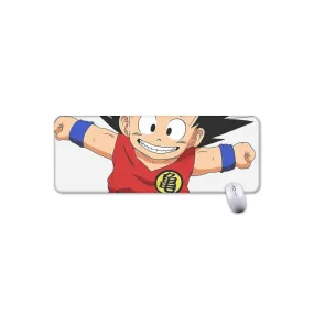 DBZ Jumping Kid Goku In His Training Suit Mouse Pad