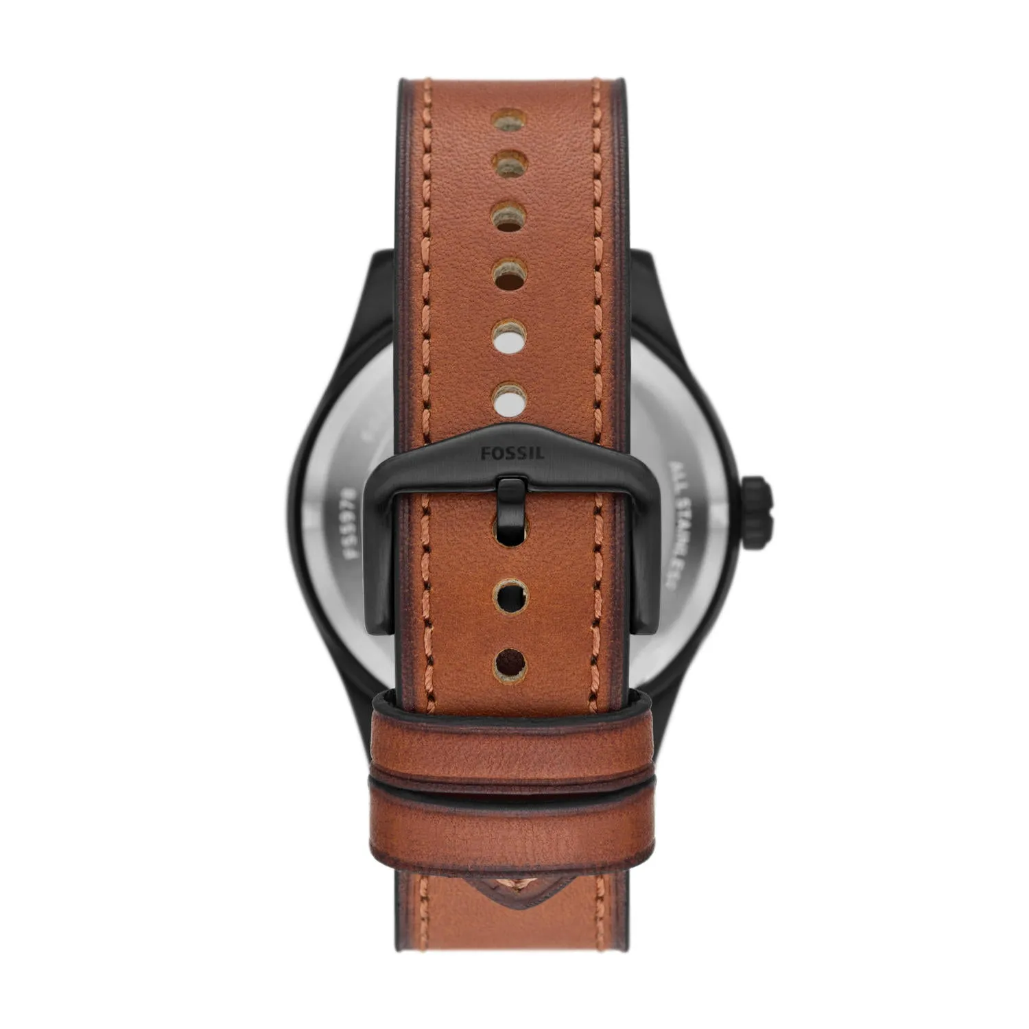 Defender Solar-Powered Luggage Leather Watch