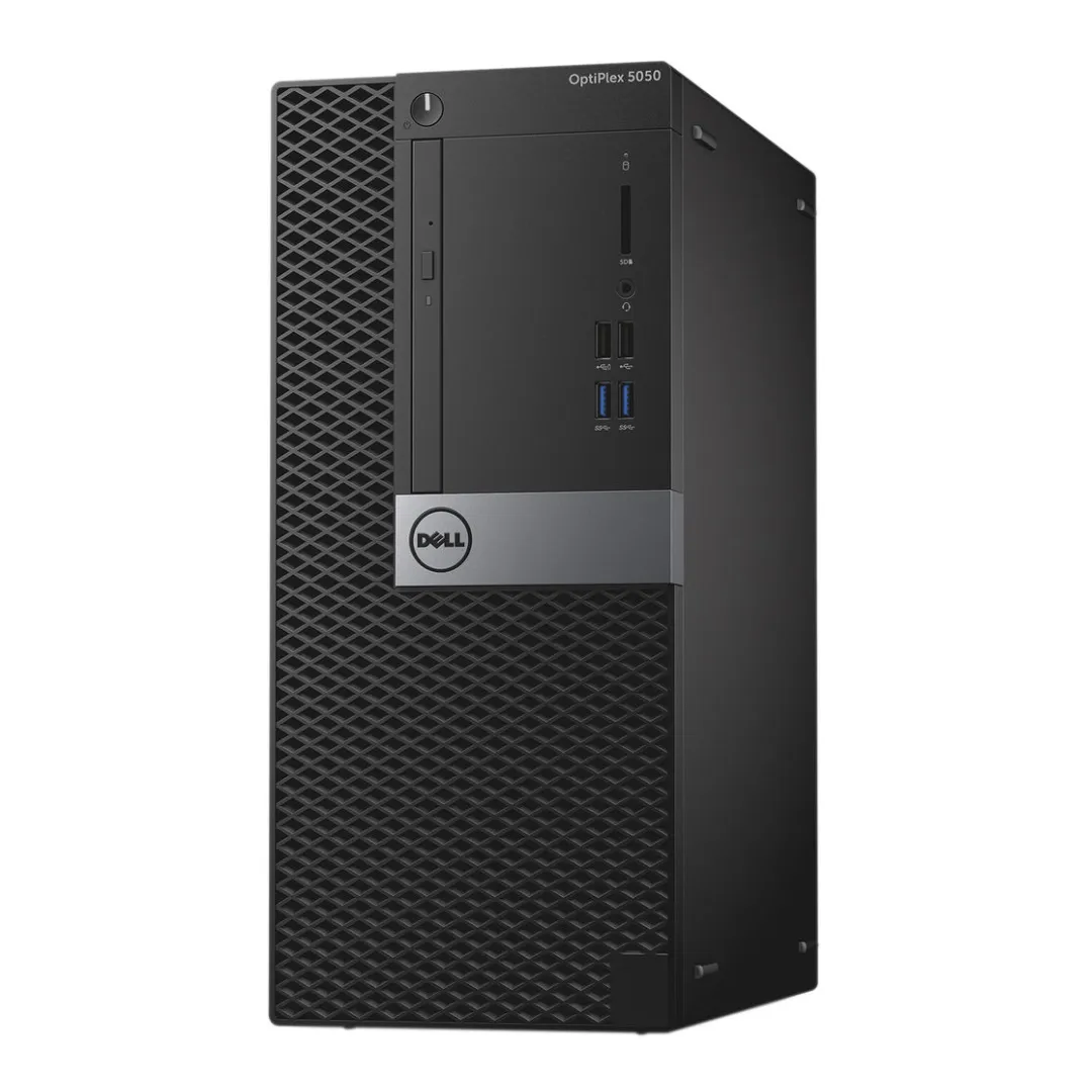 Dell OptiPlex 5050, Tower Desktop, Intel Core i5-6500, 3.20GHz, 8GB RAM, 256GB SSD, Windows 10 Pro - Grade A Refurbished