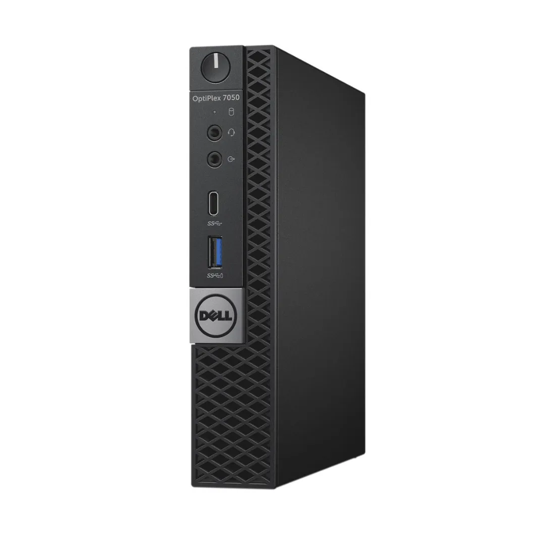 Dell OptiPlex 7050, Micro Desktop, Intel Core i5-7500T, 2.5GHz, 8GB RAM, 256GB SSD, Windows 10 Pro – Grade a Refurbished