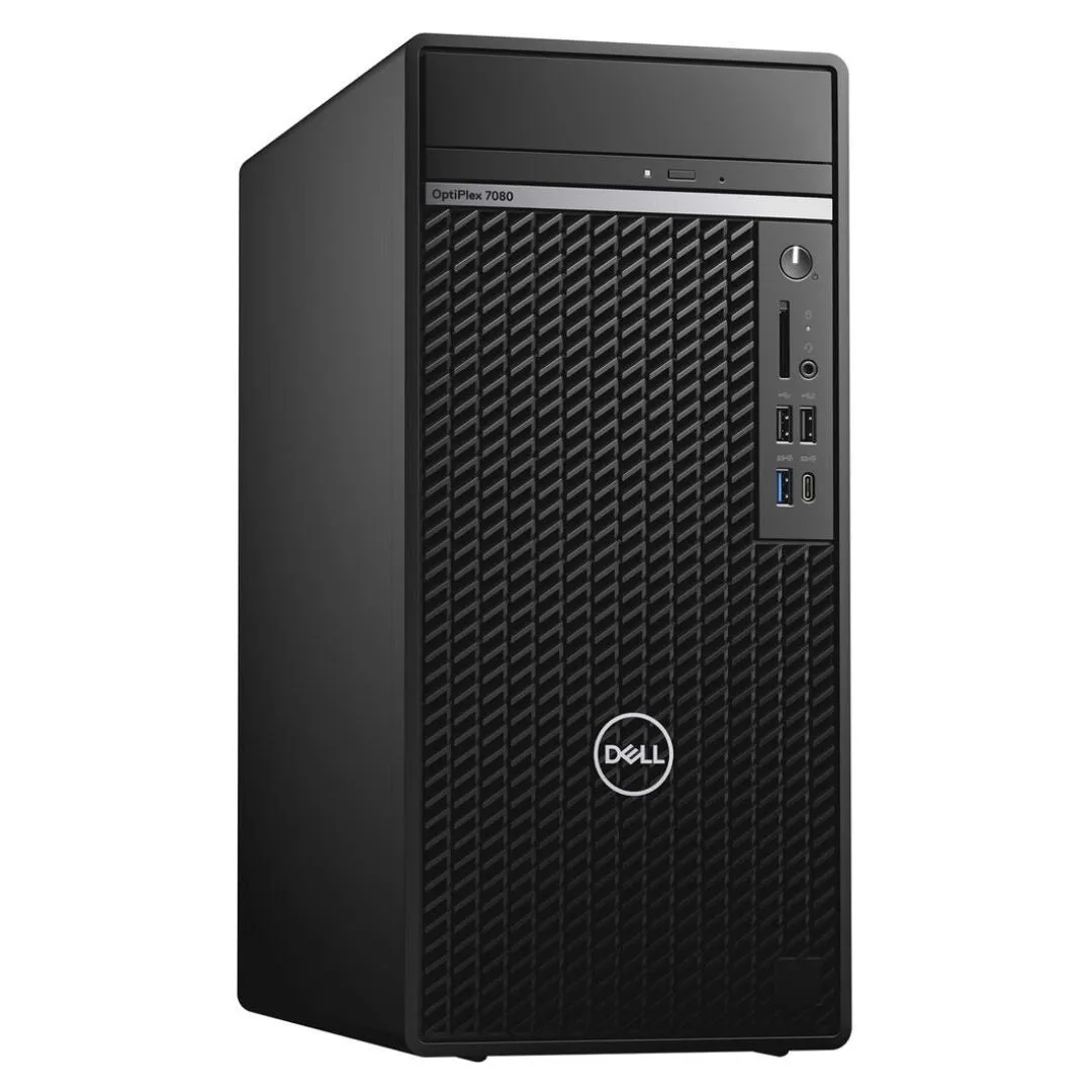 Dell OptiPlex 7080, Mini Tower, Intel Core i7-10700, 2.9GHz, 16GB RAM, 256GB SSD, Windows 10 Pro - Grade A Refurbished