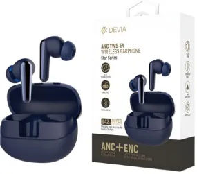 Devia Wireless Earbuds ANC, Blue