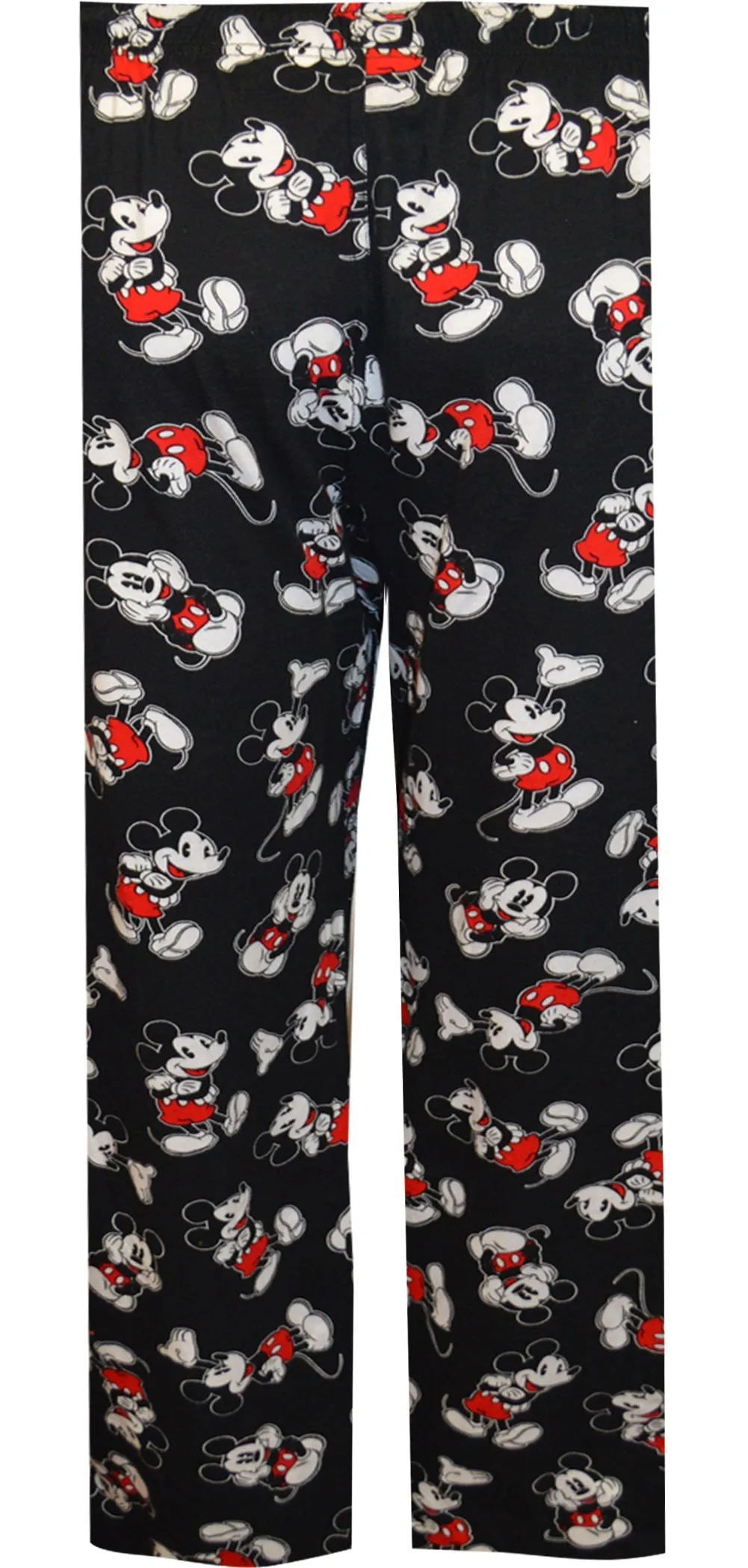 Disney Classic Mickey Mouse Black Cotton Lounge Pants