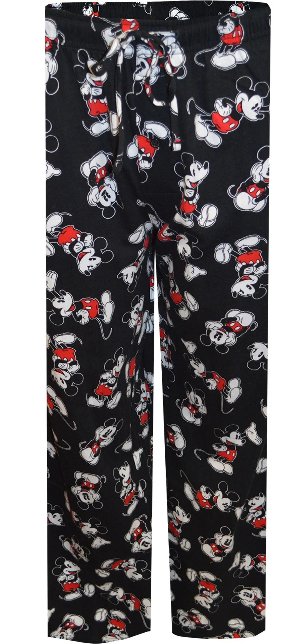 Disney Classic Mickey Mouse Black Cotton Lounge Pants