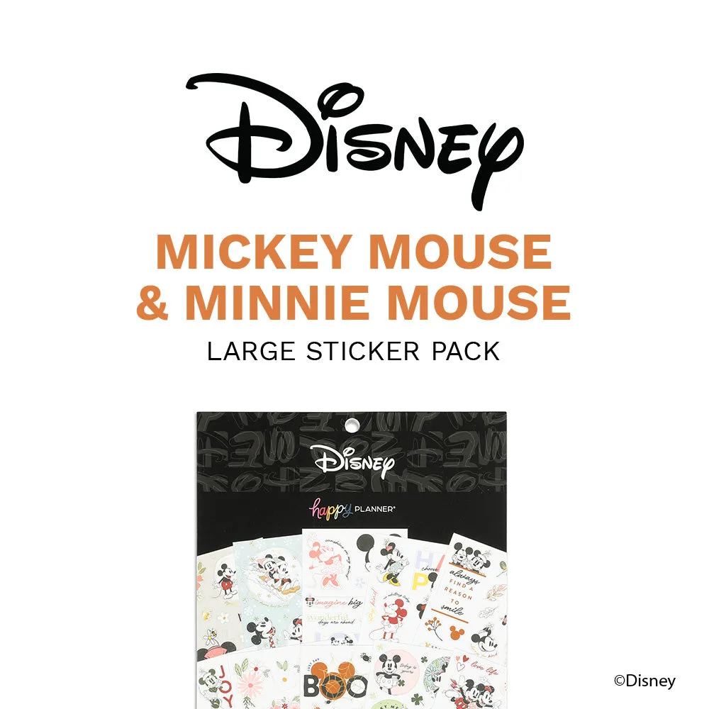 Disney© Mickey Mouse & Minnie Mouse Large Value Pack Stickers - Seasonal