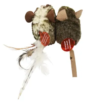 Double Trouble Mouse Cat Toy, 2 pk