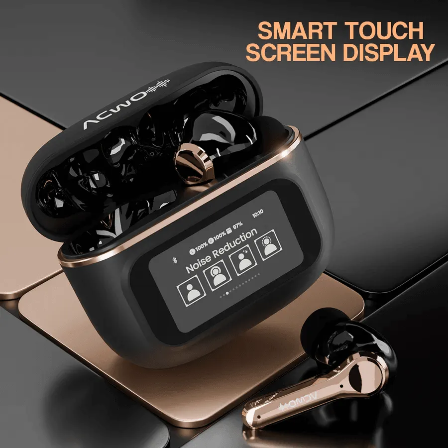 DwOTS Touch : Smart Touch Screen Display Earbuds