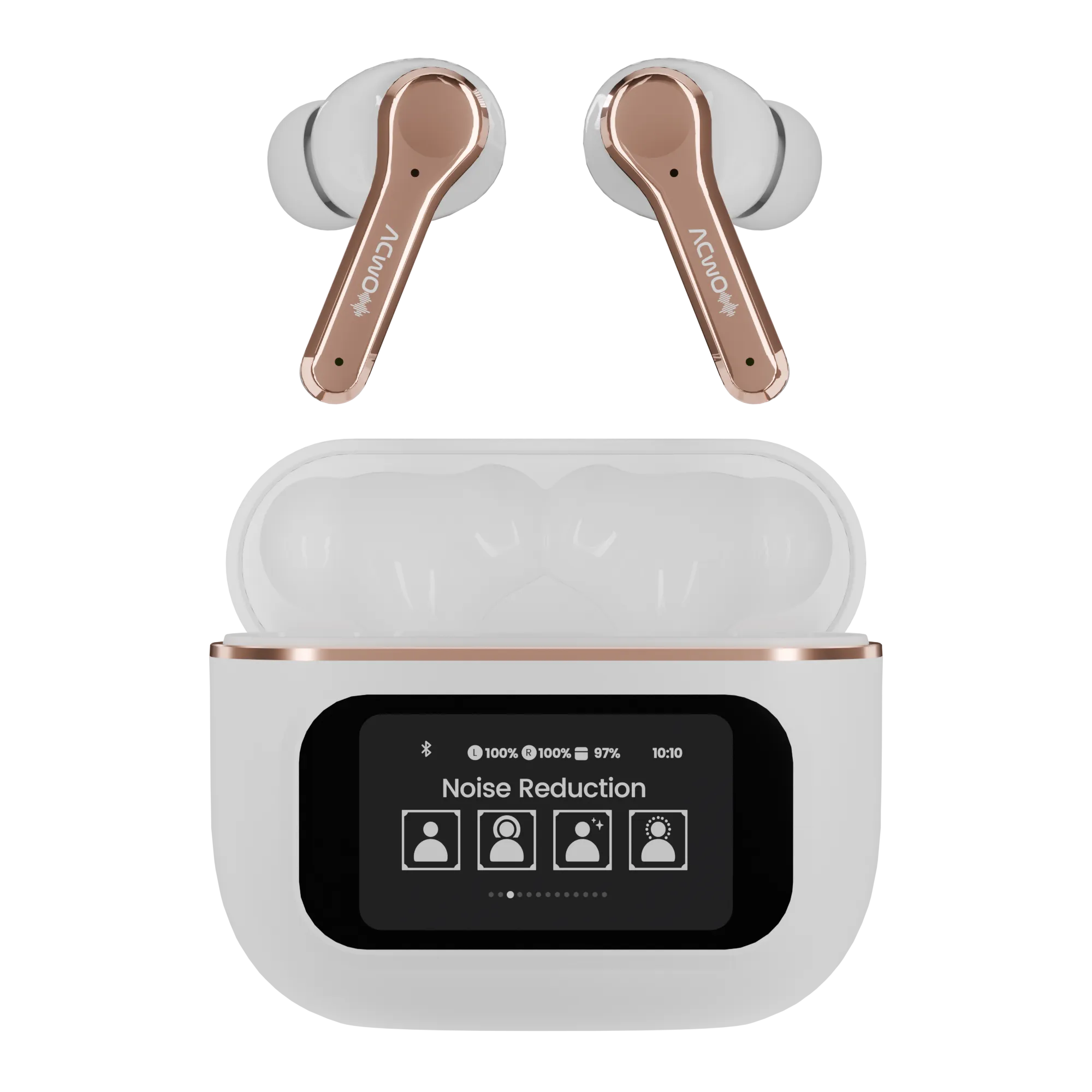 DwOTS Touch : Smart Touch Screen Display Earbuds