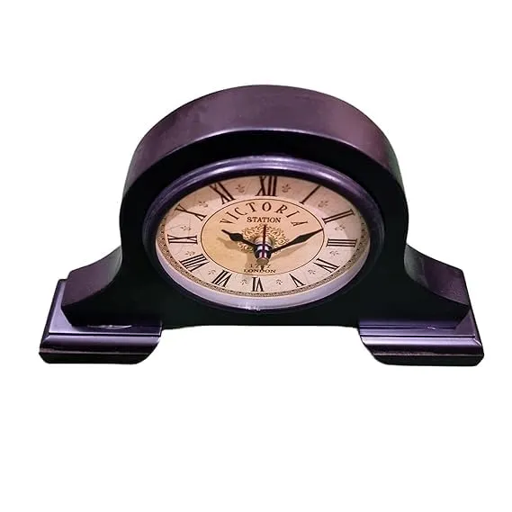 Dynamic Store Wooden Antique Table Clock Strong Wood Desk & Shelf Clocks Decorative Home,Office,Studio Stylish