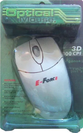 E FORCE OPTICAL MOUSE PS2