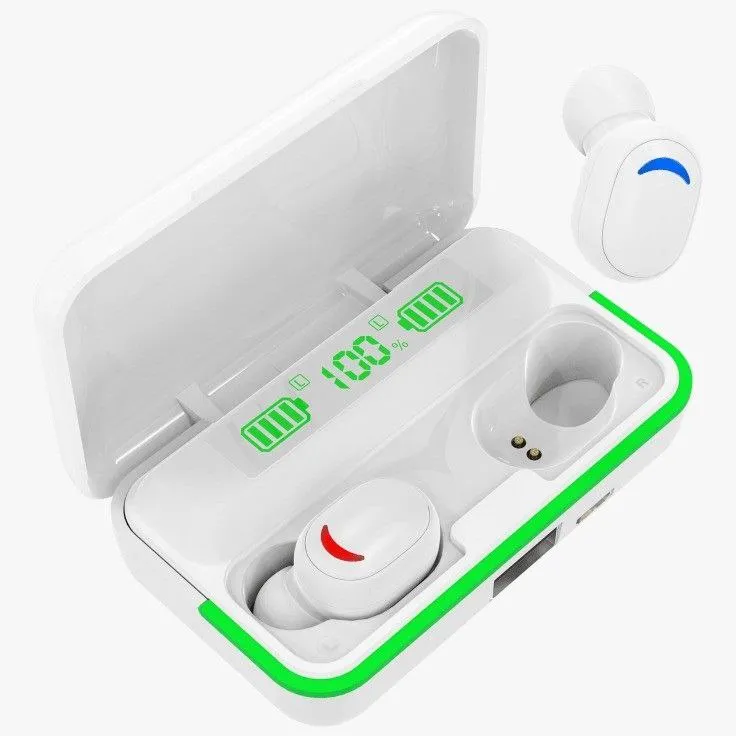 EarBuds with PowerBank by Wearable4U, True Wireless version 5.3