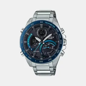 Edifice Men's Bluetooth Analog-Digital Stainless Steel Watch EX500 - ECB-900DB-1BDR