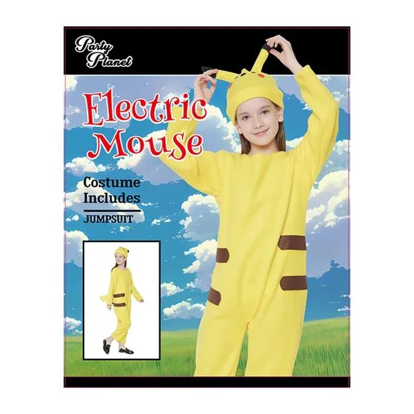 Electric Mouse Costume - 11 - 12 Years