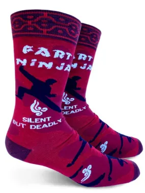 Fart Ninja- SBD Men's Crew Socks