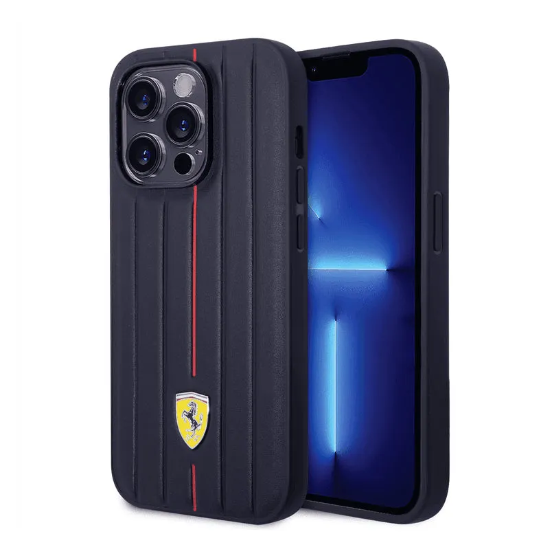 Ferrari Leather Protective Case For Ip13 Pro Max