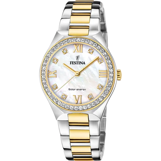 Festina Solar Energy Stainless Steel Analog (Solar Energy) Ladies Watch I Model F20659/1 Quartz Solar Movement