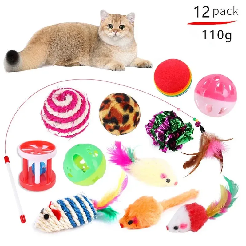 Foldable Mouse Shape Cat Tunnel Toy for Kittens