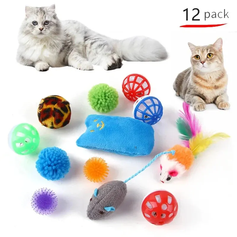 Foldable Mouse Shape Cat Tunnel Toy for Kittens