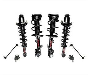 For 09-13 Front Wheel Drive Toyota Matrix Complete Coil Spring Struts 8Pc Kit