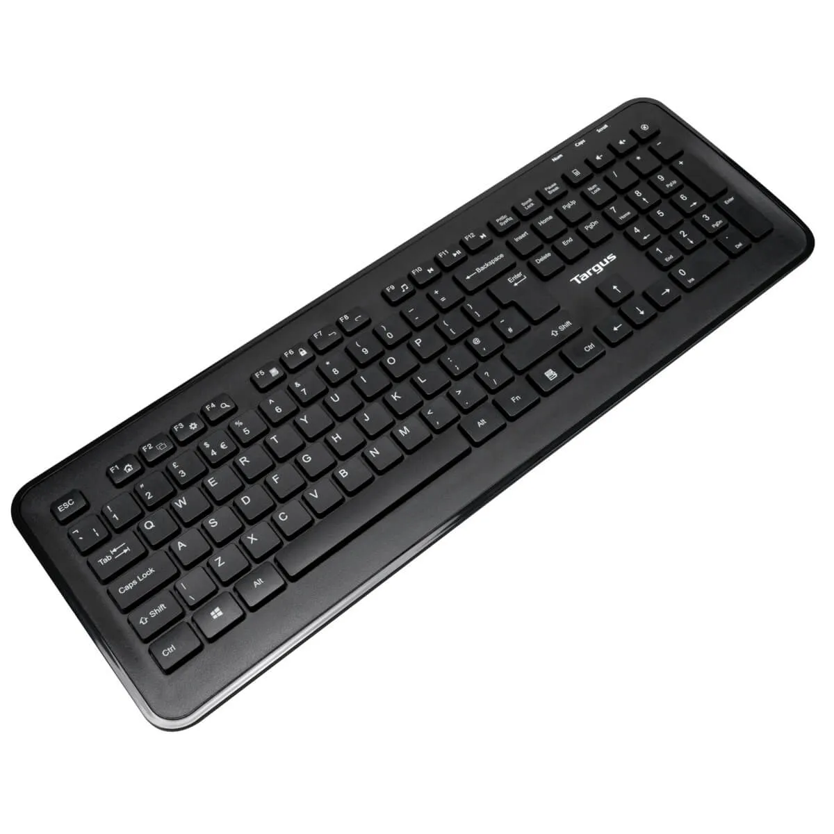 Full-size Wireless Keyboard and Mouse Combo - Black (UK)