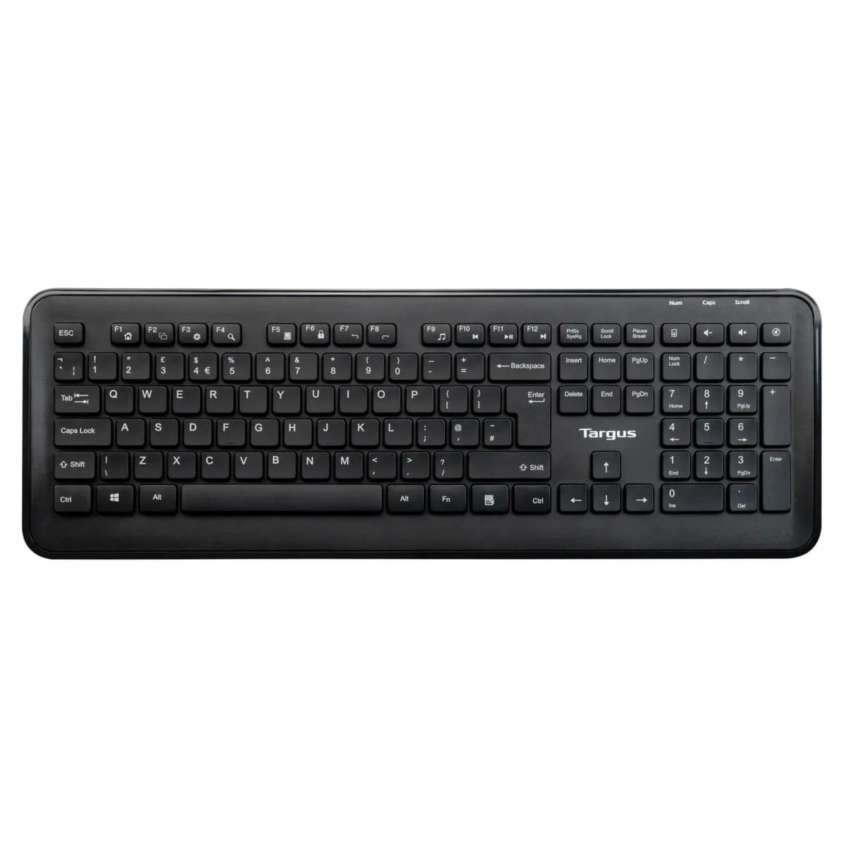 Full-size Wireless Keyboard and Mouse Combo - Black (UK)