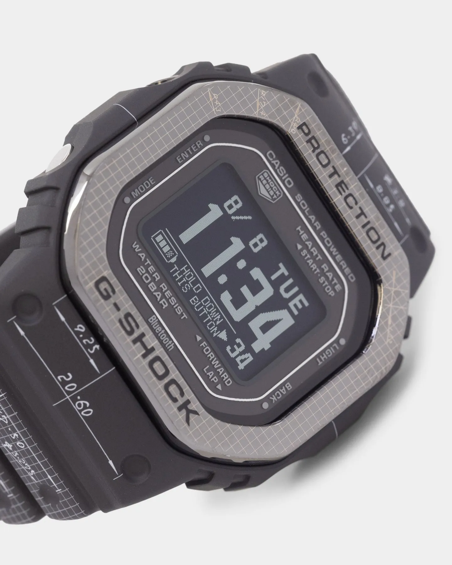 G-Shock 5600 HRM Watch Black