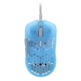 G-wolves Hati Small HTS Transparent Blue Wired Gaming Mouse