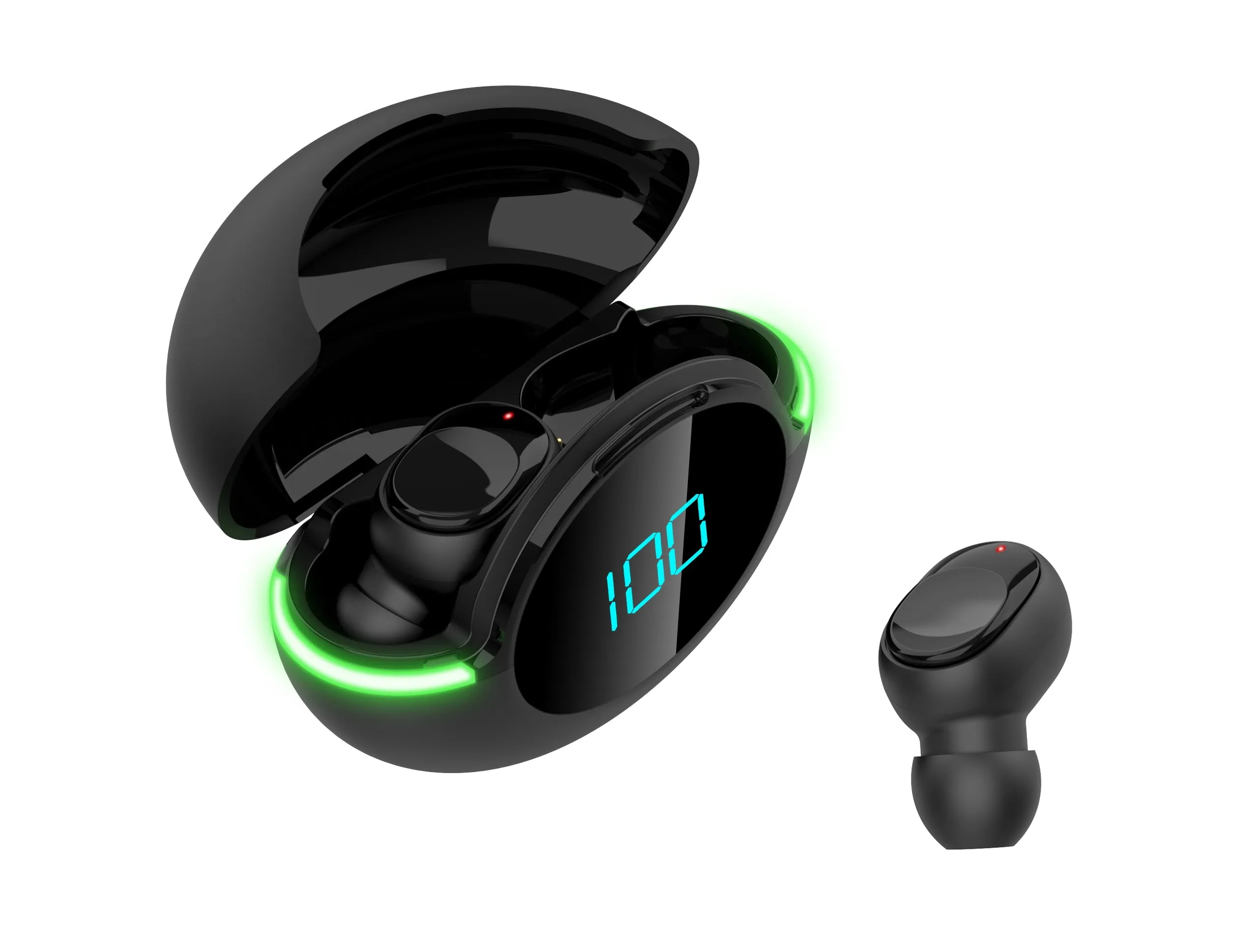 Gabba Goods TrueBuds Glow Wireless Premium Earbuds with Charging case for Bluetooth Ear Buds