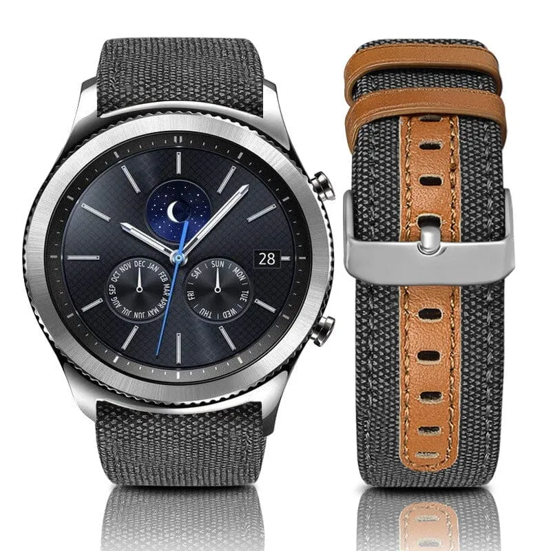 Garmin Fenix 7 Denim & Leather Watch Straps