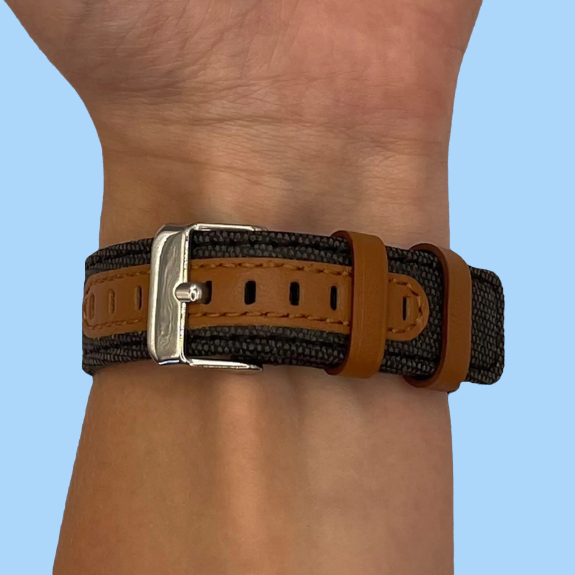 Garmin Fenix 7 Denim & Leather Watch Straps