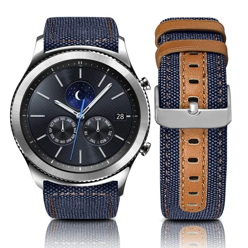 Garmin Fenix 7 Denim & Leather Watch Straps