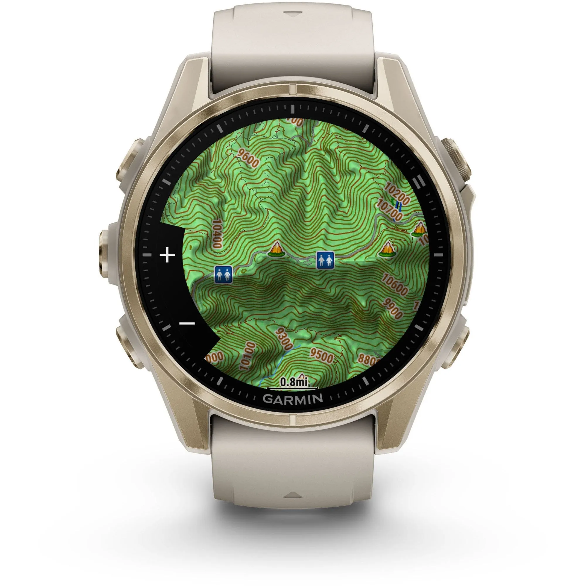 Garmin | Fenix 8 AMOLED Sapphire | Soft Gold/Fog Gray