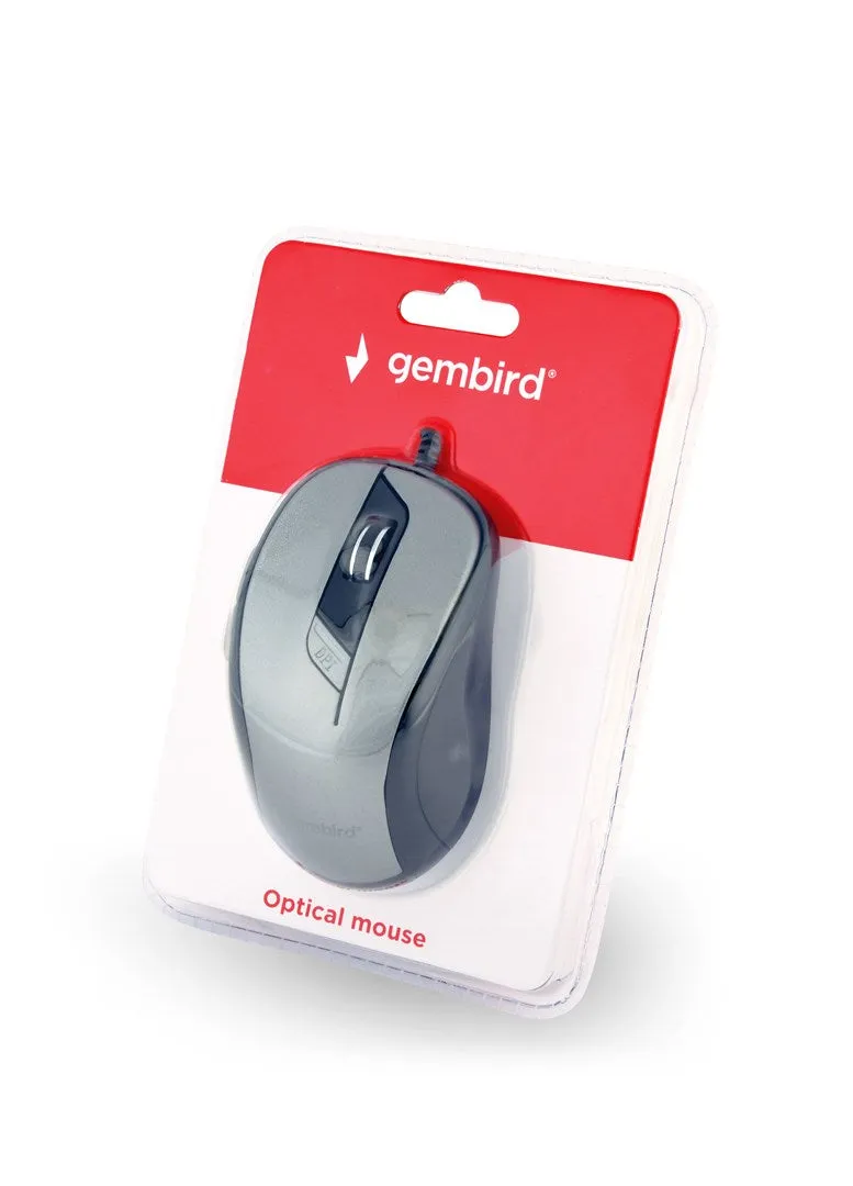 Gembird Mus-6B-01-Bg Mouse Right-Hand Usb Type-A Optical 1600 Dpi