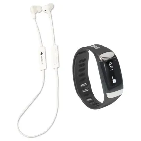 Gemline White/Black Active Gift Set