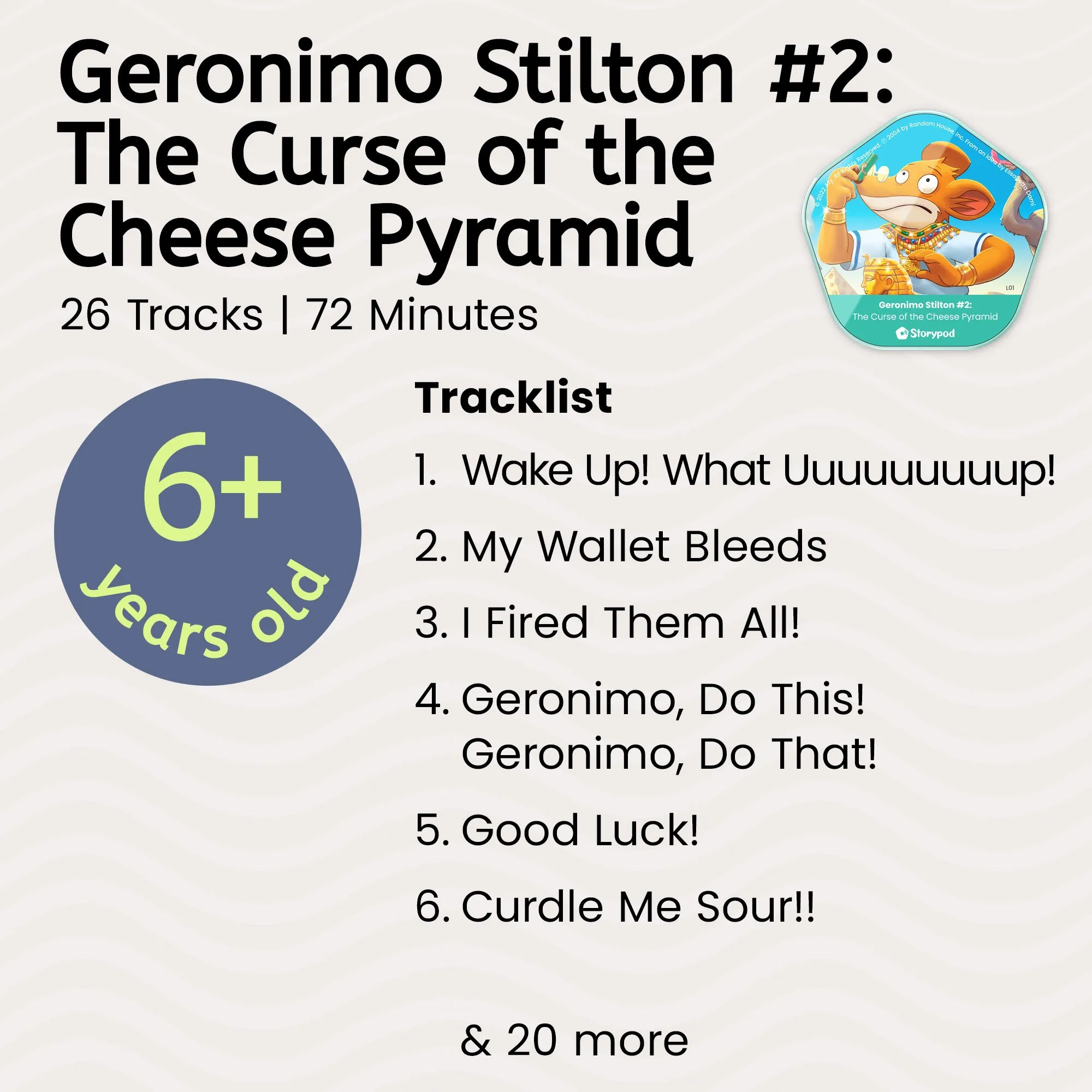 Geronimo Stilton #2: The Curse of the Cheese Pyramid