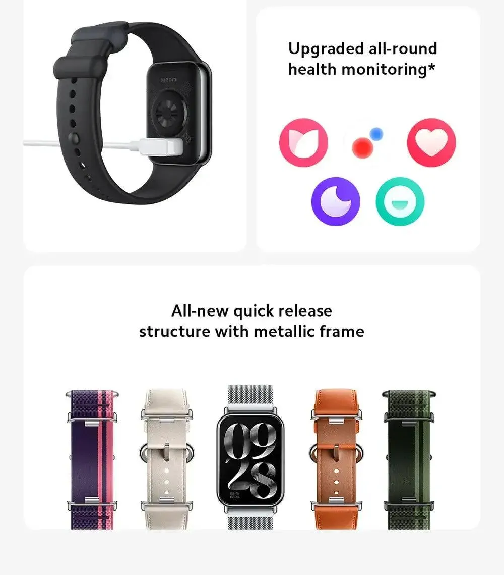 Global Version Xiaomi Smart Band 8 Pro AMOLED Display Large Capacity