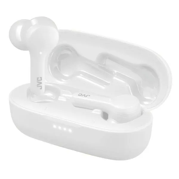 HA-A8T In-Ear True Wireless Stereo Bluetooth Earbuds with Microphone and Charging Case (White)